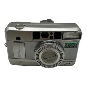 Fujifilm Zoom Date 120V Silver 38-120mm Point &‎ Shoot Film Camera - Tested